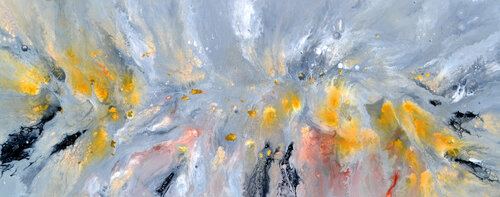 Magnetic Field - Neutral Large Painting di Tiberiu Soos, Pittura in vendita su Singulart