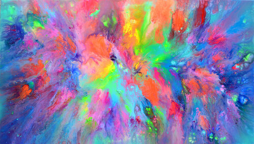 A Beautiful Story - Large Abstract Painting Tiberiu Soos