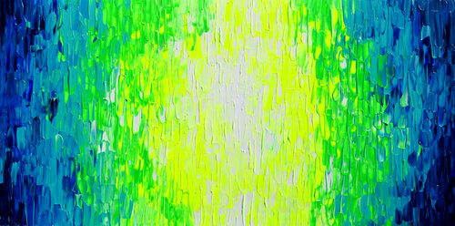 YGB - Large Palette Knife Colorful Painting di Tiberiu Soos, Pittura in vendita su Singulart