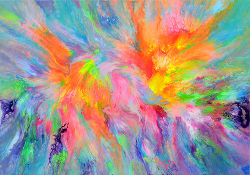 Abstract Pastel Tiberiu Soos
