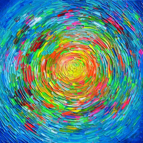 Gypsy Skirt Rounded in Amsterdam van Tiberiu Soos, Schilderij te koop op Singulart