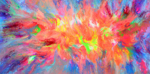 Flowing Energy 3 van Tiberiu Soos, Schilderij te koop op Singulart