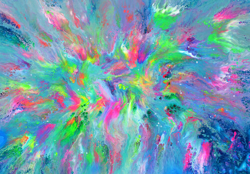 Happy Harmony XXXI van Tiberiu Soos, Schilderij te koop op Singulart