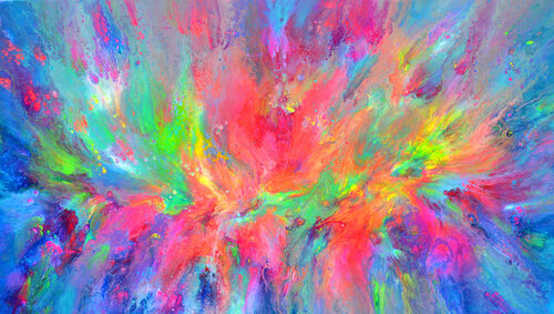 Flowing Energy 4 van Tiberiu Soos, Schilderij te koop op Singulart