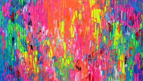 Happy Gypsy Dance 25 - Colorful Abstract Tiberiu Soos