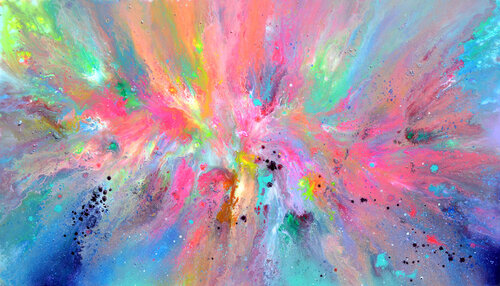 Flowing Energy 6 van Tiberiu Soos, Schilderij te koop op Singulart
