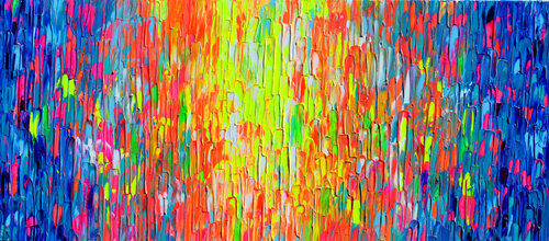 Happy Gypsy Girl Dancing in the Forest V de Tiberiu Soos, Pintura a la venta en Singulart