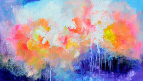 New Patterns - Sea and Sky van Tiberiu Soos, Schilderij te koop op Singulart