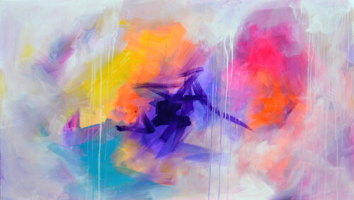 Complementary Patterns 16 - Large Abstract Painting van Tiberiu Soos, Schilderij te koop op Singulart