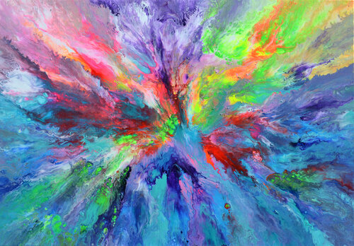 Gaia's Energy van Tiberiu Soos, Schilderij te koop op Singulart