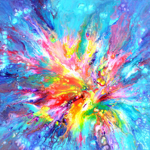 Good Vibes van Tiberiu Soos, Schilderij te koop op Singulart