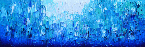 Relief Blue 24 - Large Abstract Painting di Tiberiu Soos, Pittura in vendita su Singulart