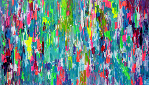 Happy Gypsy Girl Dancing in the Forest van Tiberiu Soos, Schilderij te koop op Singulart