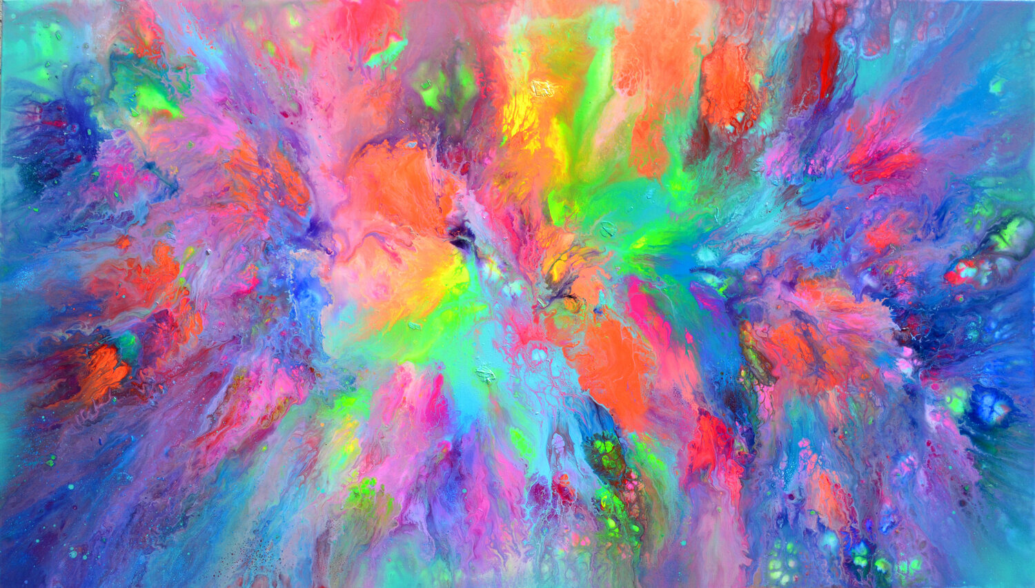A Beautiful Story - Large Abstract Painting Tiberiu Soos Originalgemälde zu verkaufen