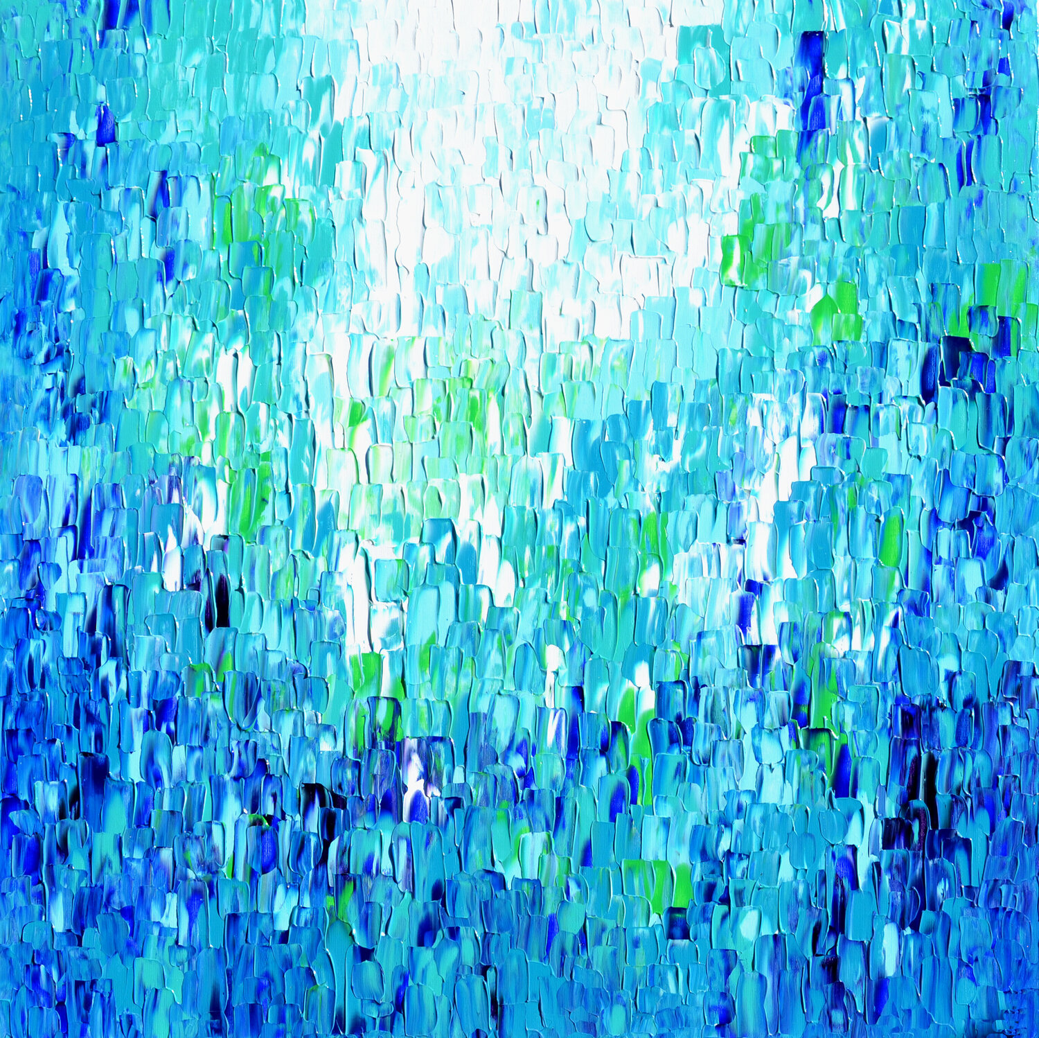 Relief Blue 11 - Large Abstract Painting Tiberiu Soos