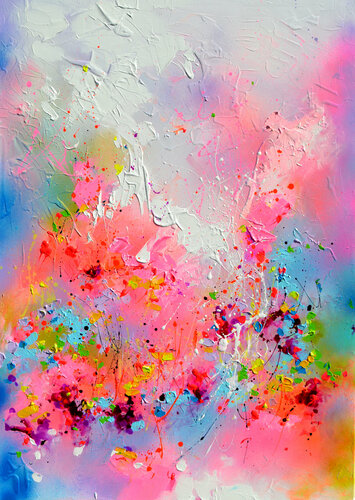Underwater Temple 2 van Roxana Soos, Schilderij te koop op Singulart
