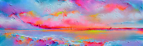 New Horizon 149 van Roxana Soos, Schilderij te koop op Singulart