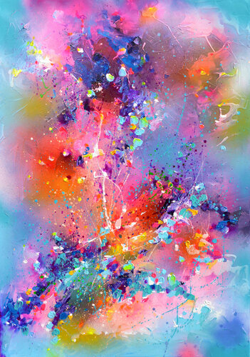 Underwater Temple 3 van Roxana Soos, Schilderij te koop op Singulart