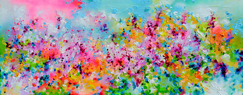 Abstract Garden di Roxana Soos, Pittura in vendita su Singulart