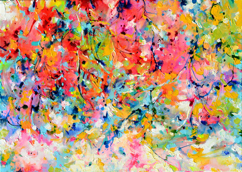 Abstract Autumn Garden Roxana Soos