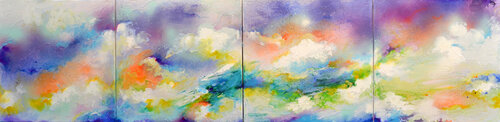 Deep Dusk Glow van Roxana Soos, Schilderij te koop op Singulart
