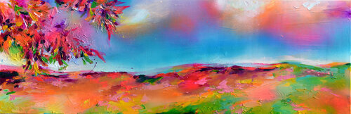 New Horizon 129 van Roxana Soos, Schilderij te koop op Singulart