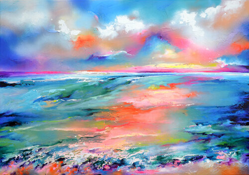 New Horizon 133 van Roxana Soos, Schilderij te koop op Singulart