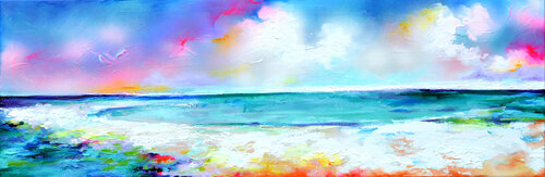 New Horizon 134 van Roxana Soos, Schilderij te koop op Singulart