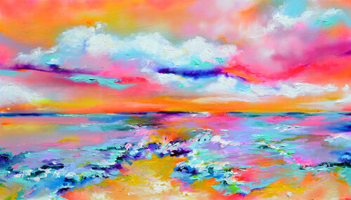 New Horizon 137 van Roxana Soos, Schilderij te koop op Singulart