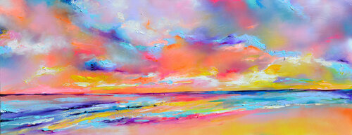 New Horizon 140 van Roxana Soos, Schilderij te koop op Singulart