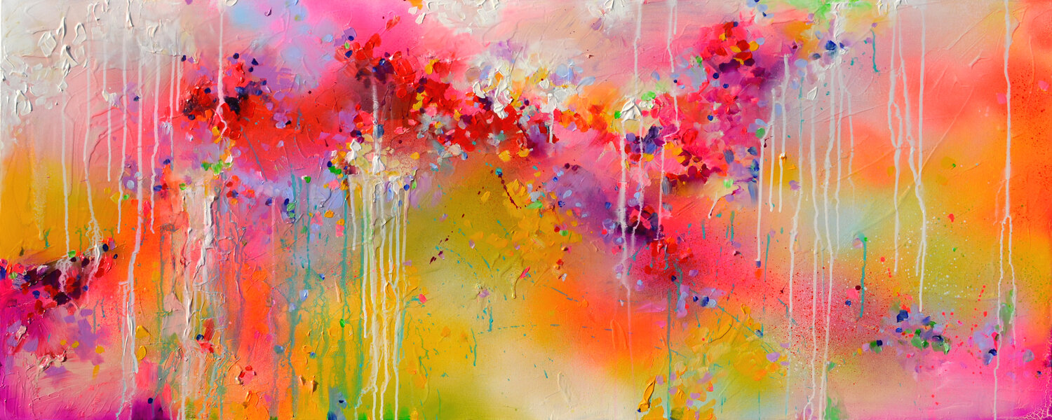 Moods 74 - Large Abstract Palette Knife Painting Roxana Soos Originalgemälde zu verkaufen