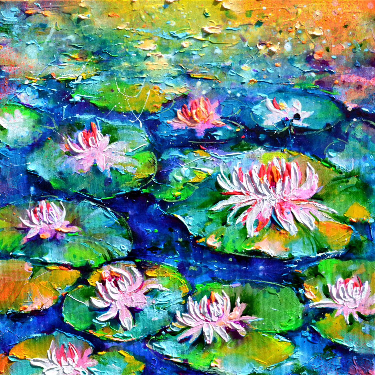 Water Lilies on the Pond Roxana Soos