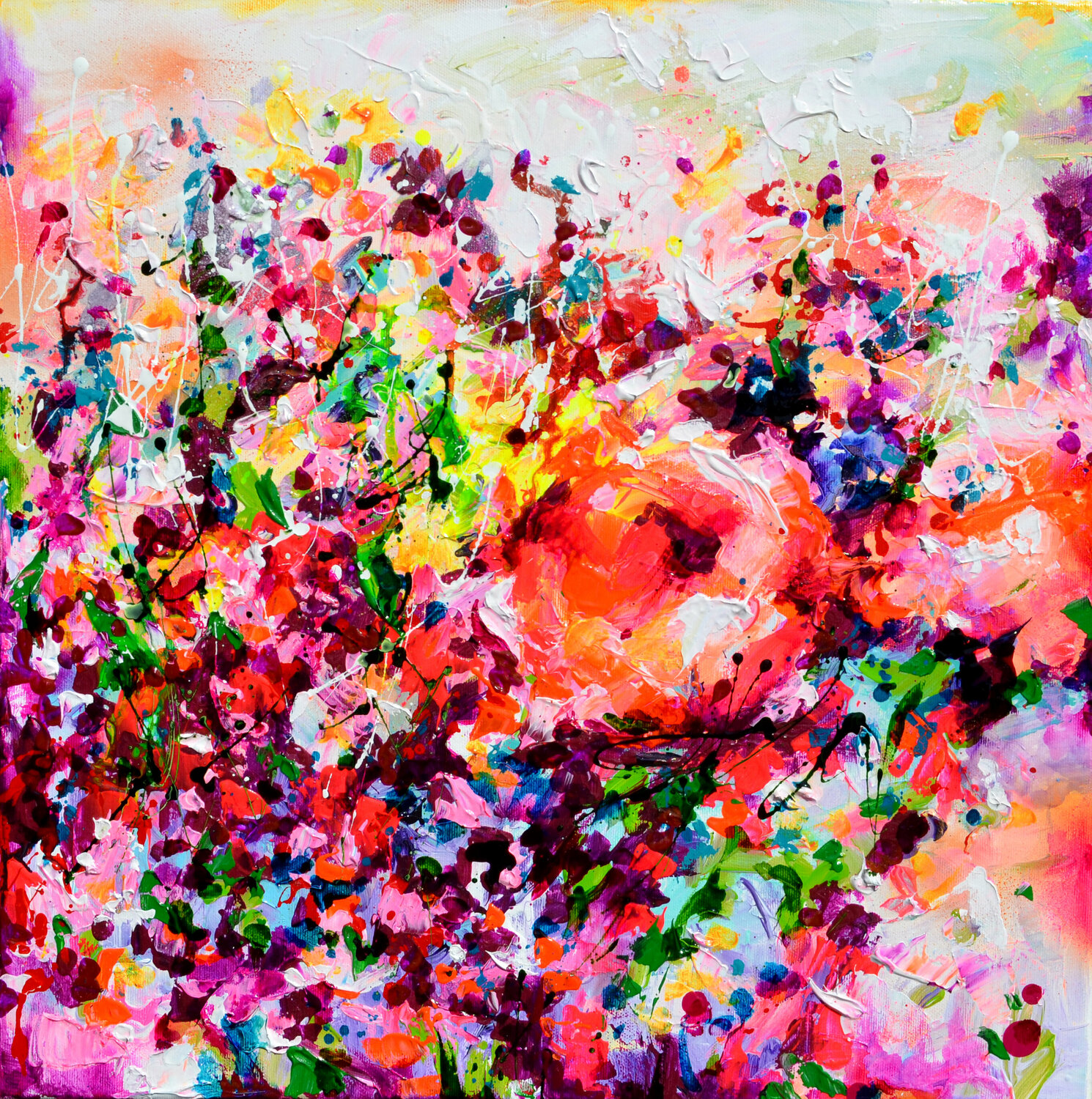 I've Dreamed 17 - Autumn Abstract Flowers Roxana Soos