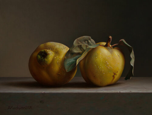 Quinces di Albert Kechyan, Pittura in vendita su Singulart