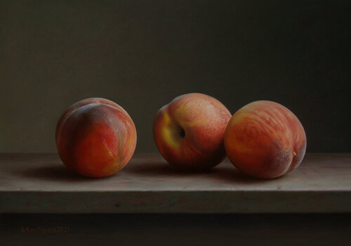 Peaches di Albert Kechyan, Pittura in vendita su Singulart