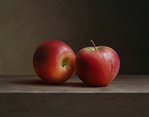 Apples di Albert Kechyan, Pittura in vendita su Singulart