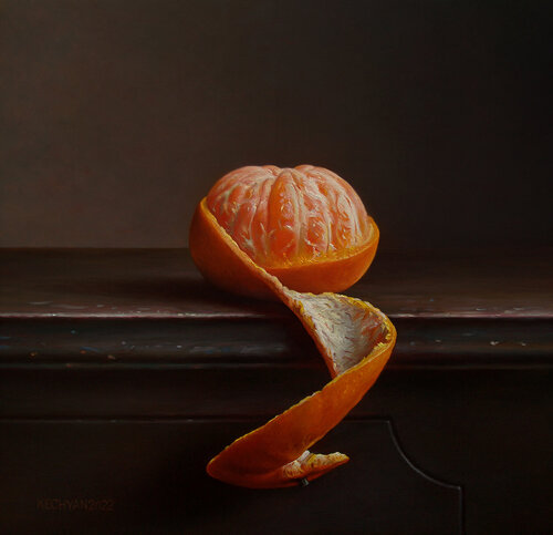 Mandarin di Albert Kechyan, Pittura in vendita su Singulart