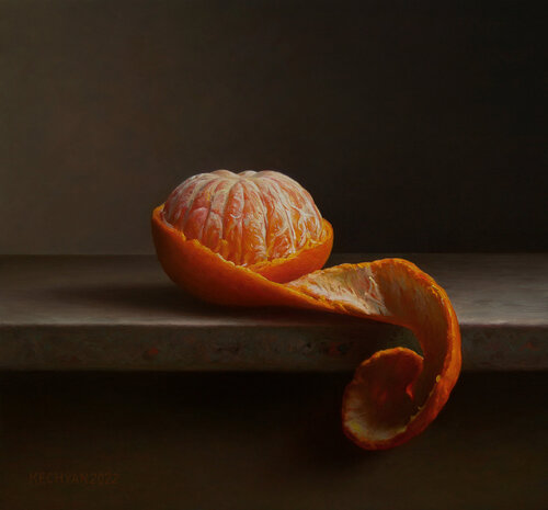 Mandarin di Albert Kechyan, Pittura in vendita su Singulart