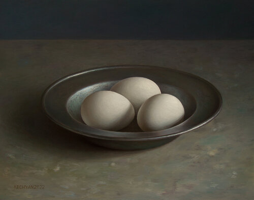 Three brothers di Albert Kechyan, Pittura in vendita su Singulart