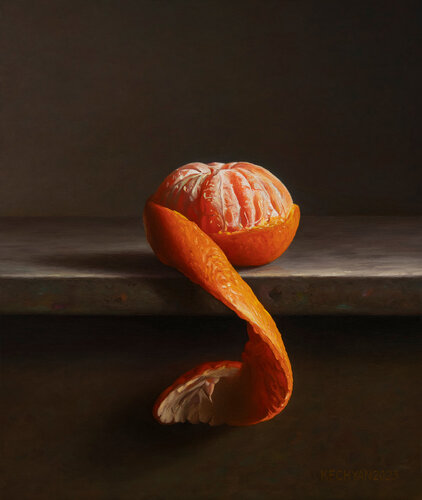 Mandarin van Albert Kechyan, Schilderij te koop op Singulart