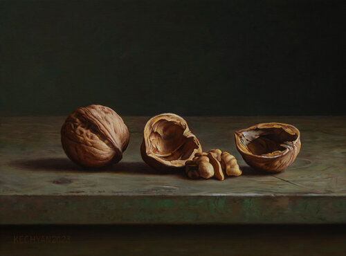 Walnuts van Albert Kechyan, Schilderij te koop op Singulart