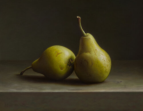 Pears di Albert Kechyan, Pittura in vendita su Singulart