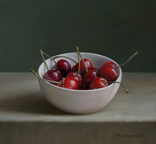 Cherries di Albert Kechyan, Pittura in vendita su Singulart
