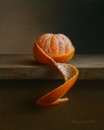 Mandarin di Albert Kechyan, Pittura in vendita su Singulart