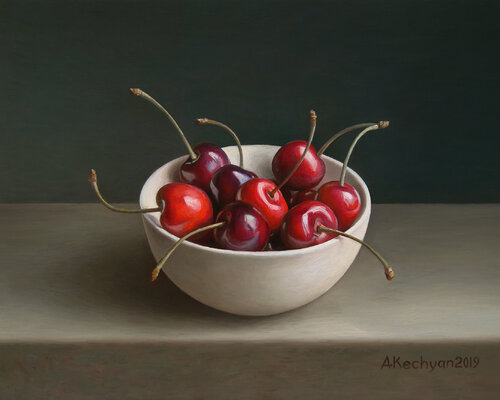 Cherries di Albert Kechyan, Pittura in vendita su Singulart