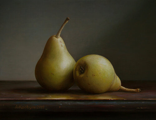 Pears van Albert Kechyan, Schilderij te koop op Singulart