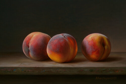 Peaches van Albert Kechyan, Schilderij te koop op Singulart