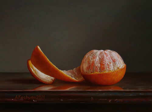 Mandarin van Albert Kechyan, Schilderij te koop op Singulart