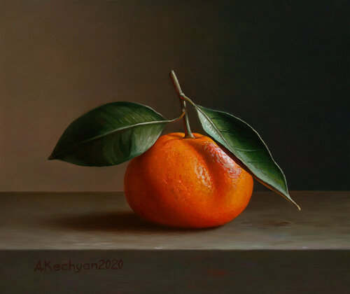 Mandarin van Albert Kechyan, Schilderij te koop op Singulart