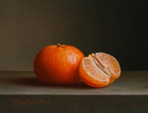 Mandarin van Albert Kechyan, Schilderij te koop op Singulart